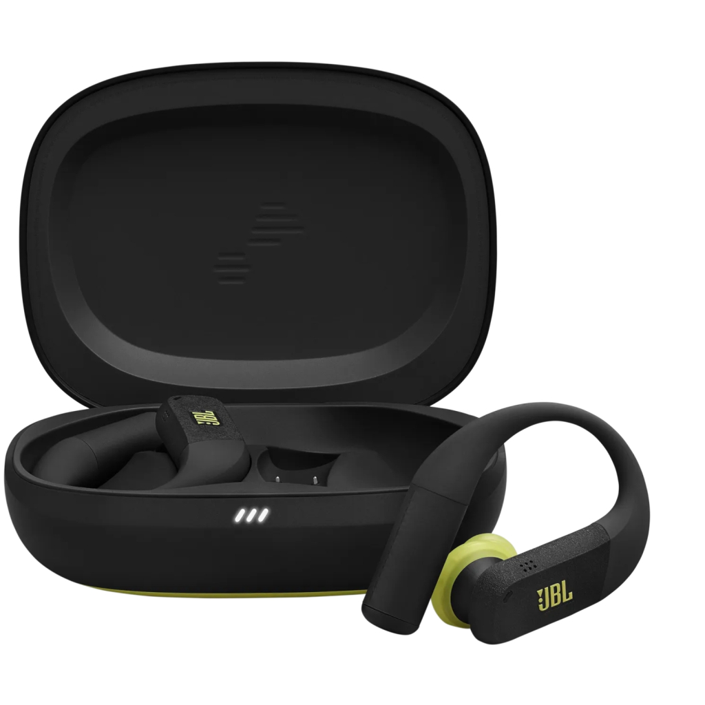 Навушники JBL Endurance Peak 4 Black/Lime (JBLENDUPEAK4BLKL) - фото 1