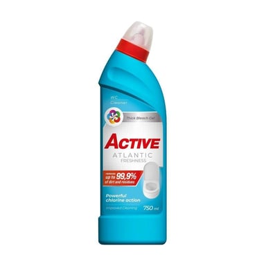 Засіб для чищення унітазу Active PR Ocean Fresh З хлором 750 мл (4820196012788) - фото 1