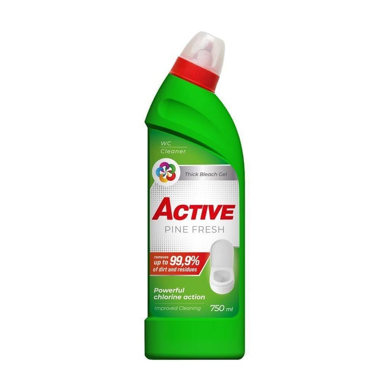 Засіб для чищення унітазу Active PR Pine Fresh З хлором 750 мл (4820196012764)