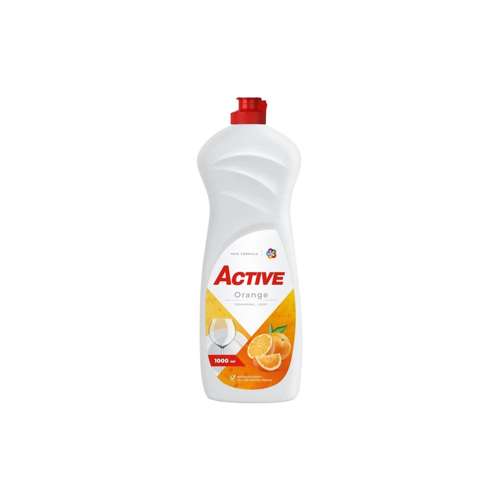 Засіб для ручного миття посуду Active PR Dishwashing Orange 1 л (4820196010395) - фото 1 Засіб для ручного миття посуду Active PR Dishwashing Orange 1 л (4820196010395) - фото 1