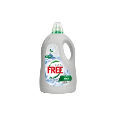 Гель для прання Free Alpine Freshness White З ароматом свіжості 5 л (4820196011446) - фото 1