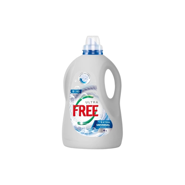 Гель для прання Free Extra Universal З ароматом свіжості 4 л (4820196011408)