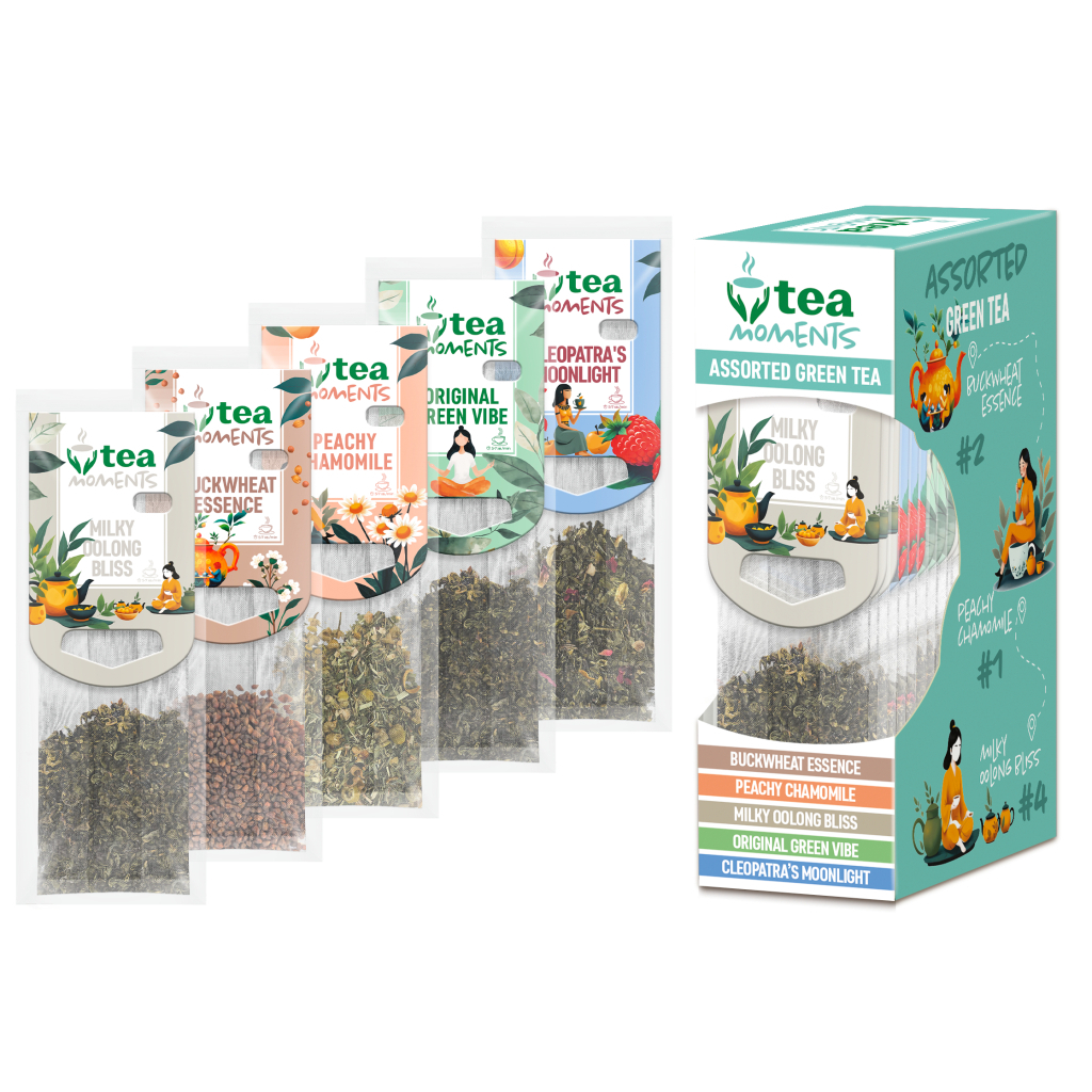 Чай Tea Moments Assorted Green tea 15х2.2 г (tm.04894) - фото 1 Чай Tea Moments Assorted Green tea 15х2.2 г (tm.04894) - фото 1