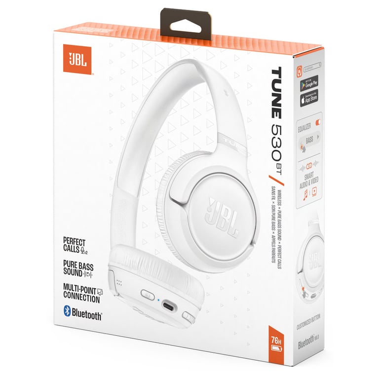 Навушники JBL Tune 530BT White (JBLT530BTWHTEU) - фото 10