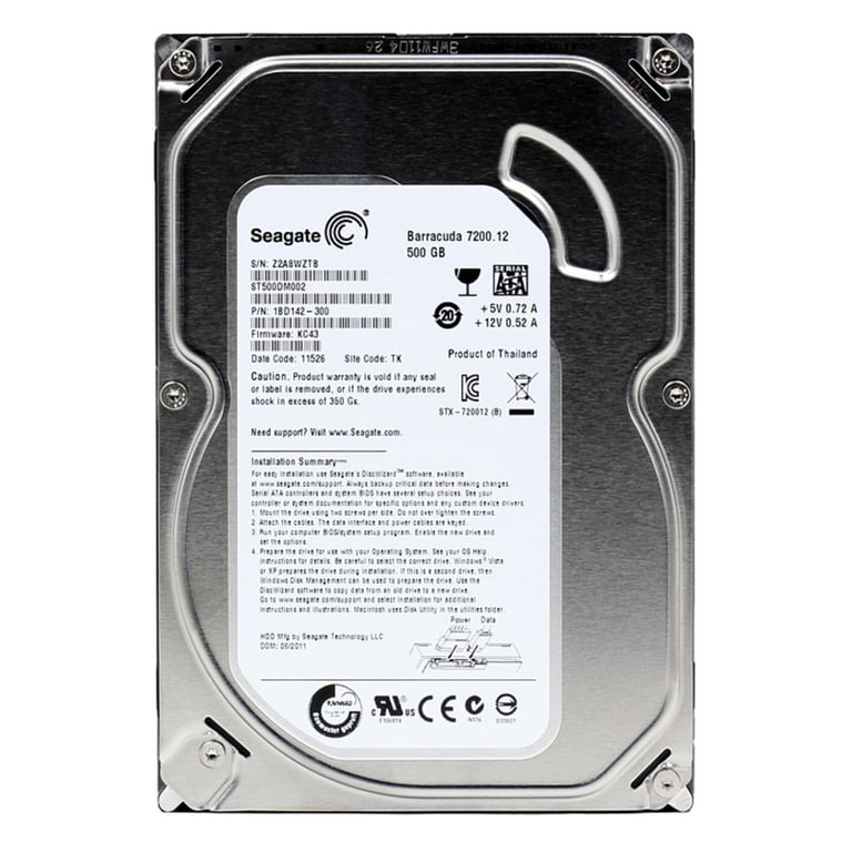Жорсткий диск 3.5" 500GB Seagate (ST500DM002) - фото 1