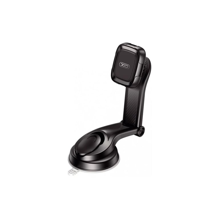 Універсальний автотримач XO C106 Dashboard suction cup adjustable magnetic Phone holder Black (6920680830343) - фото 1