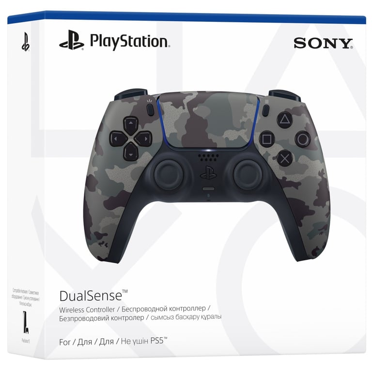Геймпад Sony Playstation DualSense Bluetooth PS5 Grey Camo (1000050561) - фото 5