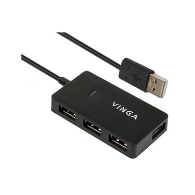 Концентратор Vinga USB2.0 to 4*USB2.0 HUB (VHA2A4N) - фото 1