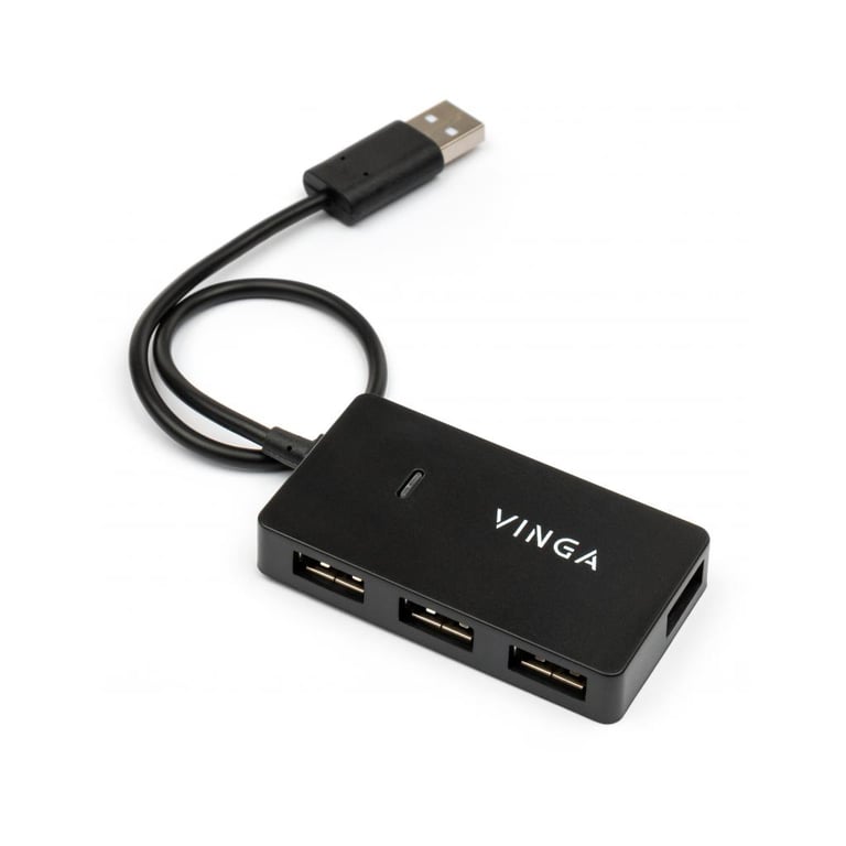 Концентратор Vinga USB2.0 to 4*USB2.0 HUB (VHA2A4N) - фото 3