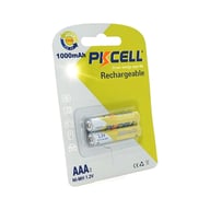 Акумулятор PkCell AAA R03 1000mAh 1.2V NiMH Rechargeable Battery, 2шт/бл (PC/AAA1000-2BR) - фото 1