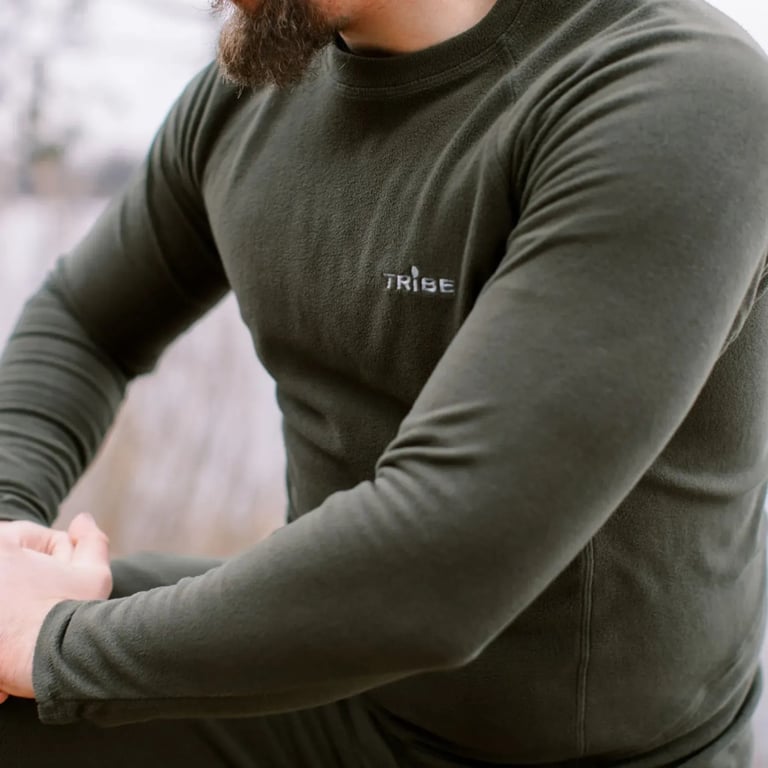 Комплект термобілизни Tribe Microfleece оливковий 3XL (T-KA-0015-olive-3XL) - фото 4