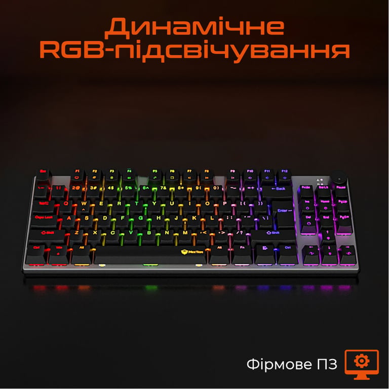 Клавіатура Meetion MK008 Pro USB Type-C Black (MT-MK008Pro-W-RUA) - фото 3