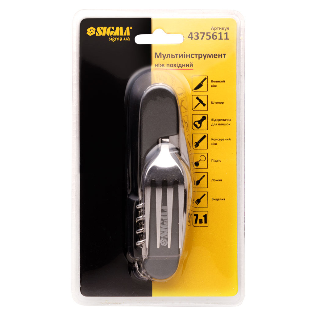 Мультитул Sigma 7 в 1 (4375611) - фото 4 Мультитул Sigma 7 в 1 (4375611) - фото 4