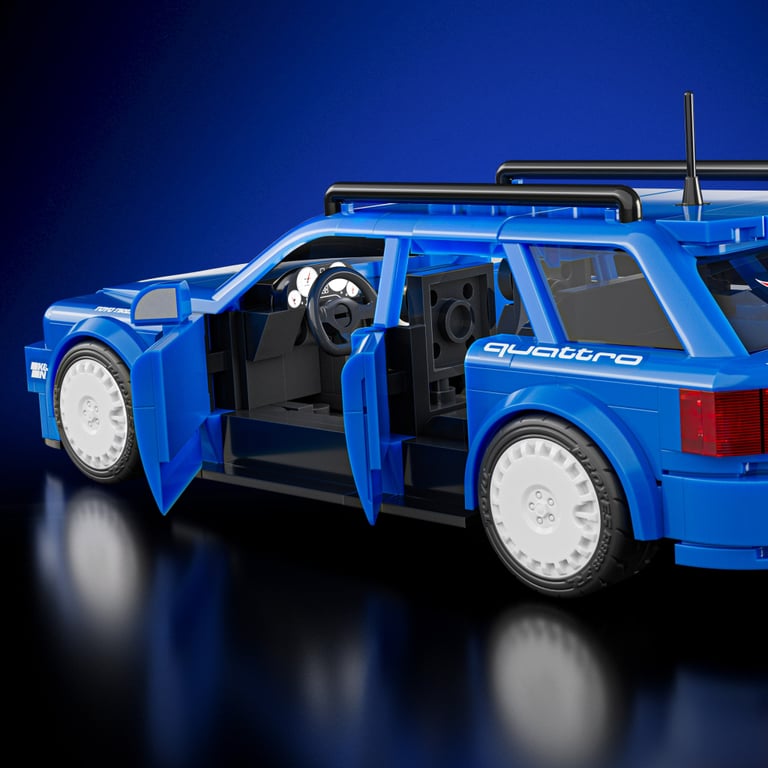 Машина Hot Wheels Brick Shop Speed Audi Avant RS2 (JGR28) - фото 4
