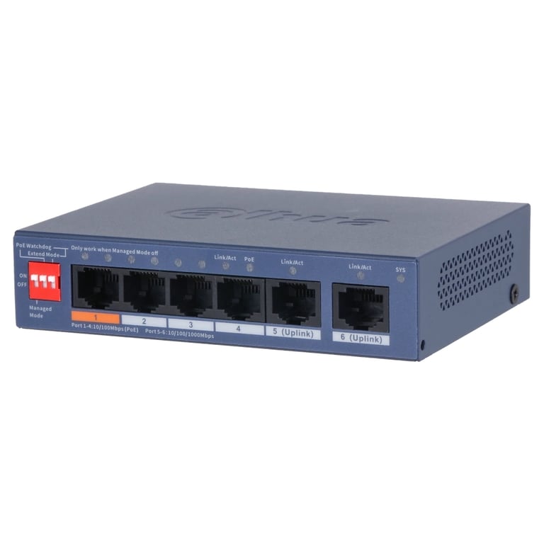 Комутатор мережевий Dahua DH-CS4006-4ET2GT-60 - фото 1