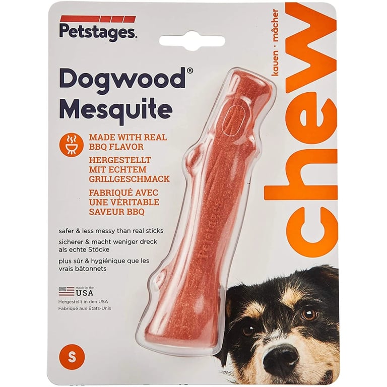 Іграшка для собак Petstages Mesquite Dogwood Гілка (з ароматом барбекю) 13.5 см (0700603301435) - фото 2