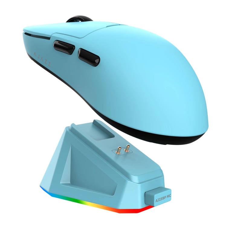Мишка Ajazz AJ159P MC Wireless/Bluetooth/USB Charging Dock Blue (AJ159P-MC-Blue) - фото 2
