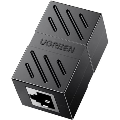 Зрощувач RJ-45 NW114 Ethernet Cable Extender Adapter Black Ugreen (20390) - фото 1