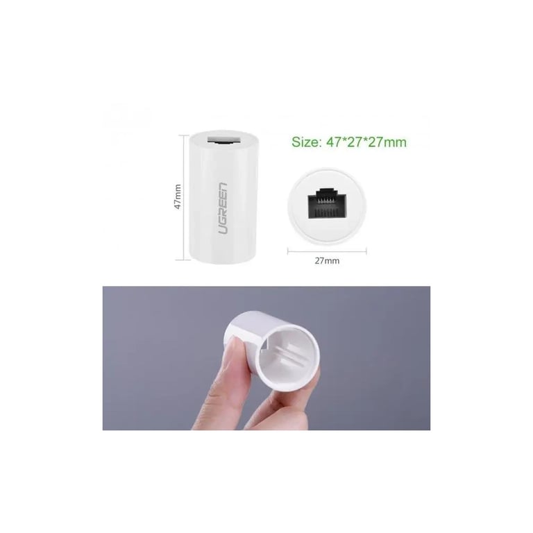Зрощувач RJ-45 NW116 Ethernet Connector White Ugreen (20391) - фото 7
