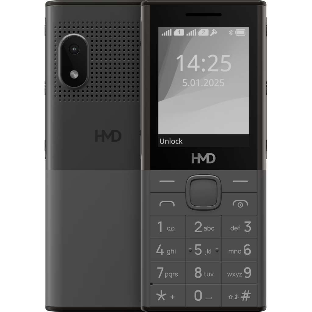 Мобільний телефон HMD 150 MUSIC DS Dark Grey