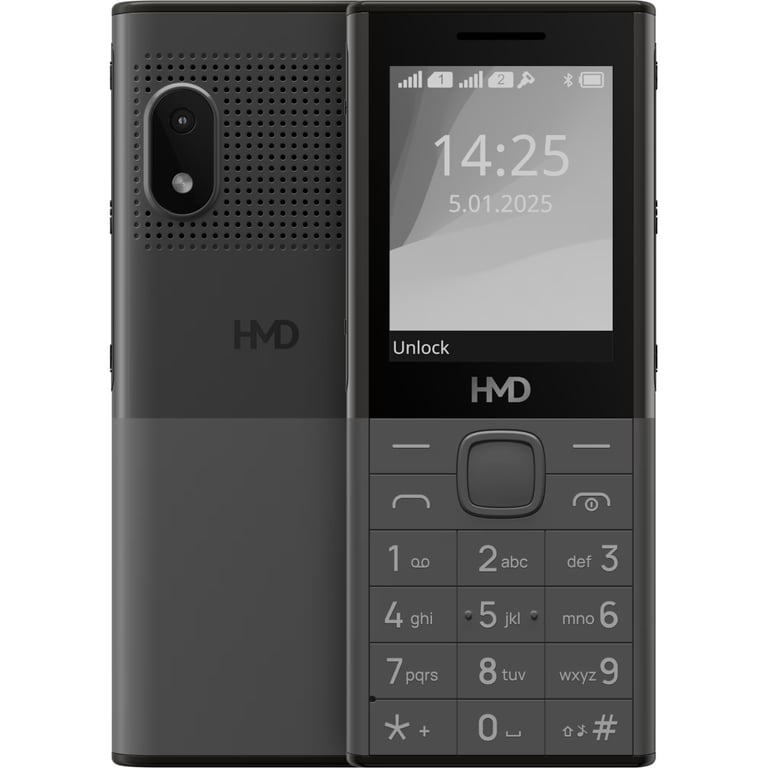Мобільний телефон HMD 150 MUSIC DS Dark Grey - фото 1