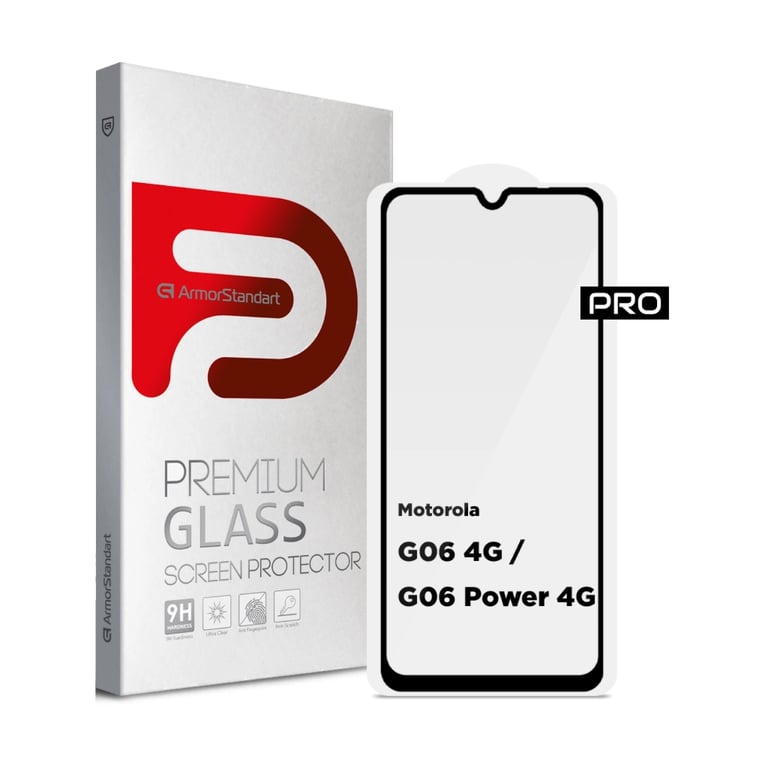 Скло захисне Armorstandart Pro Motorola G06 4G / G06 Power 4G (ARM89055) - фото 1