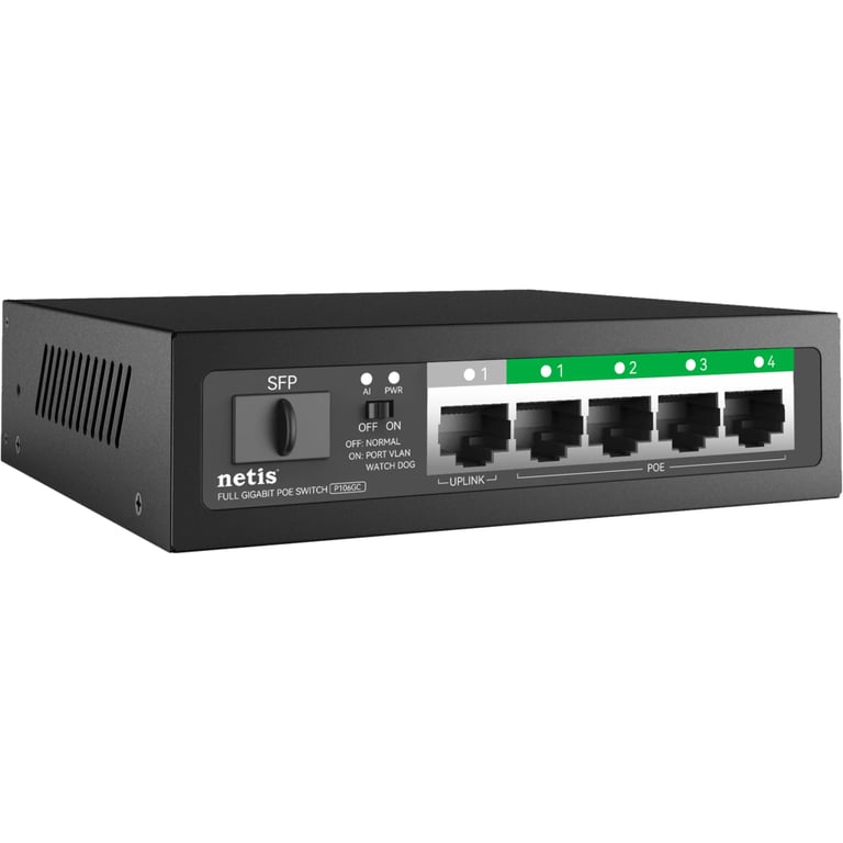 Комутатор мережевий Netis P106GC - фото 2