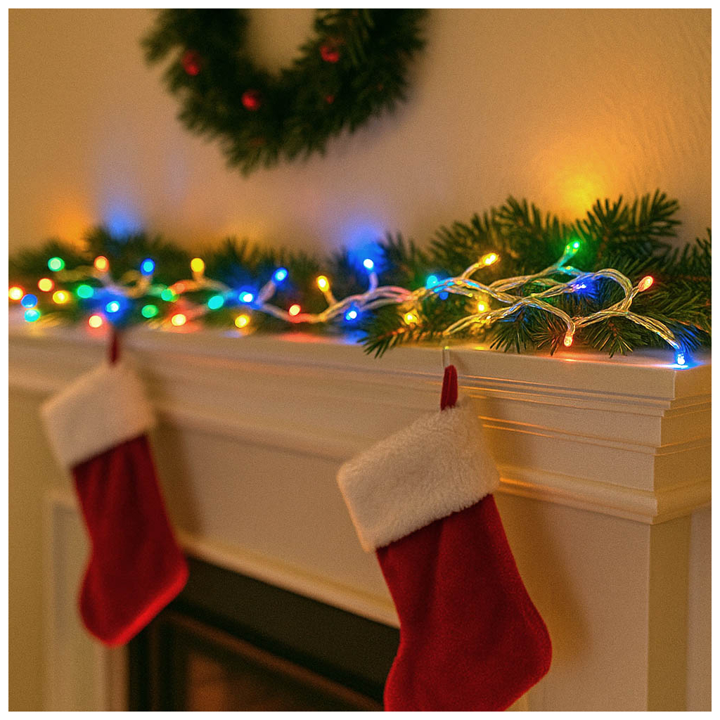 Гірлянда ColorWay LED 200 20 м (8 режимів) різнокольорова (прозорий кабель) USB (CW-G-200L20UTMC) - фото 5 Гірлянда ColorWay LED 200 20 м (8 режимів) різнокольорова (прозорий кабель) USB (CW-G-200L20UTMC) - фото 5