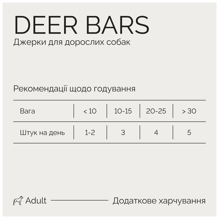 Ласощі для собак Savory Bars With Venison 100 г (4820261921120) - фото 4