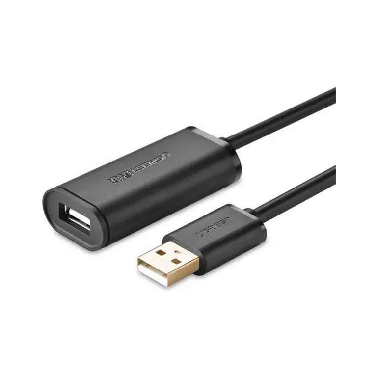 Дата кабель USB 2.0 AM to AF 15.0m Active black Ugreen (10323) - фото 1