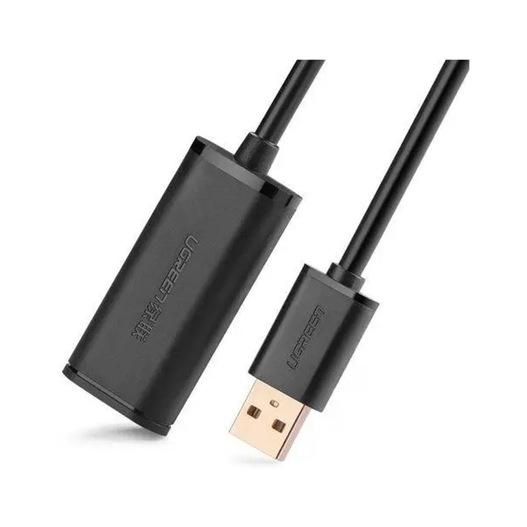 Дата кабель USB 2.0 AM to AF 15.0m Active black Ugreen (10323) - фото 2
