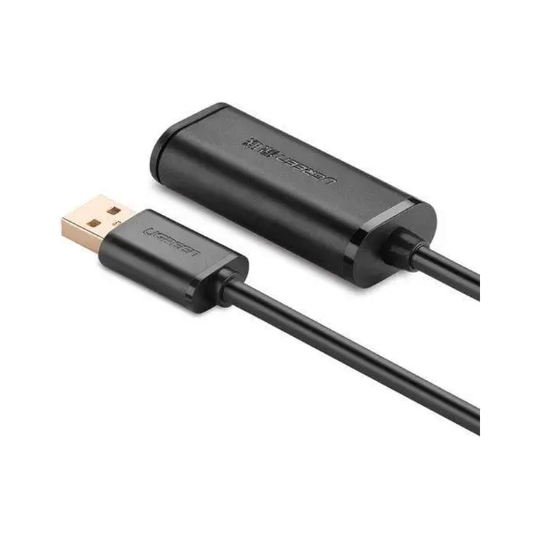 Дата кабель USB 2.0 AM to AF 15.0m Active black Ugreen (10323) - фото 3