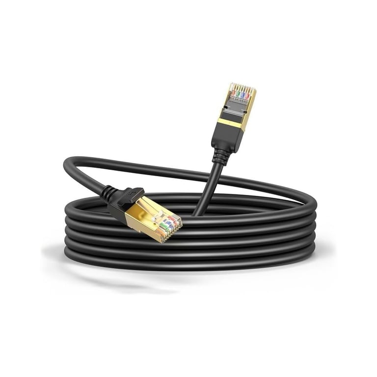 Патч-корд 15м, F/FTP cat 7 RJ-45 black Ugreen (U_11274) - фото 2
