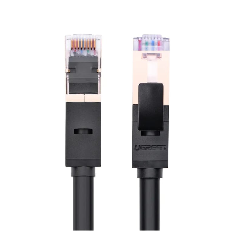 Патч-корд 5м, F/FTP cat 7 RJ-45 black Ugreen (U_11271) - фото 3