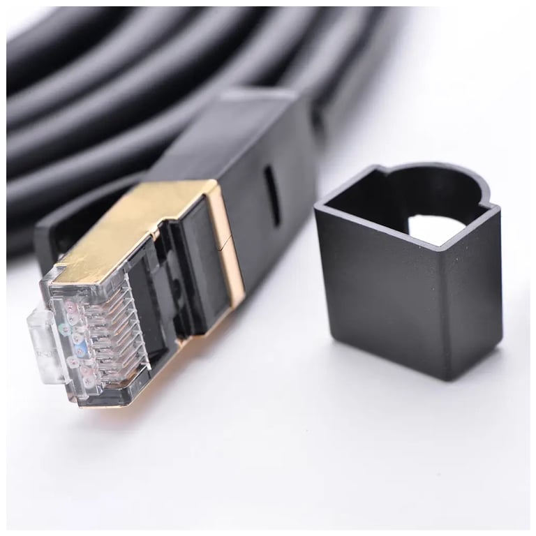 Патч-корд 5м, F/FTP cat 7 RJ-45 black Ugreen (U_11271) - фото 4