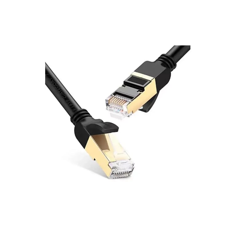Патч-корд 10м, F/FTP cat 7 RJ-45 black Ugreen (U_11273) - фото 2