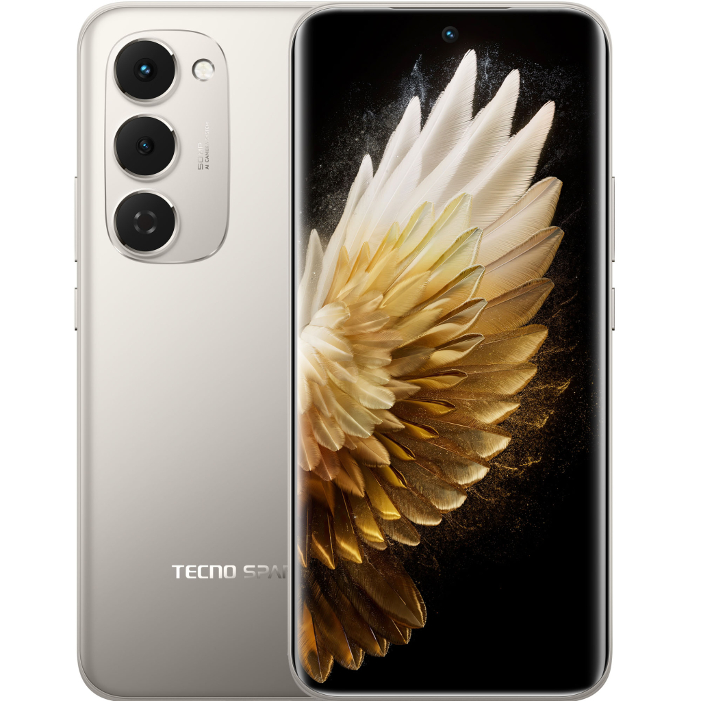 Мобільний телефон Tecno Spark 40 Pro+ 8/256Gb Moon Titanium (4894947096358) Мобільний телефон Tecno Spark 40 Pro+ 8/256Gb Moon Titanium (4894947096358)