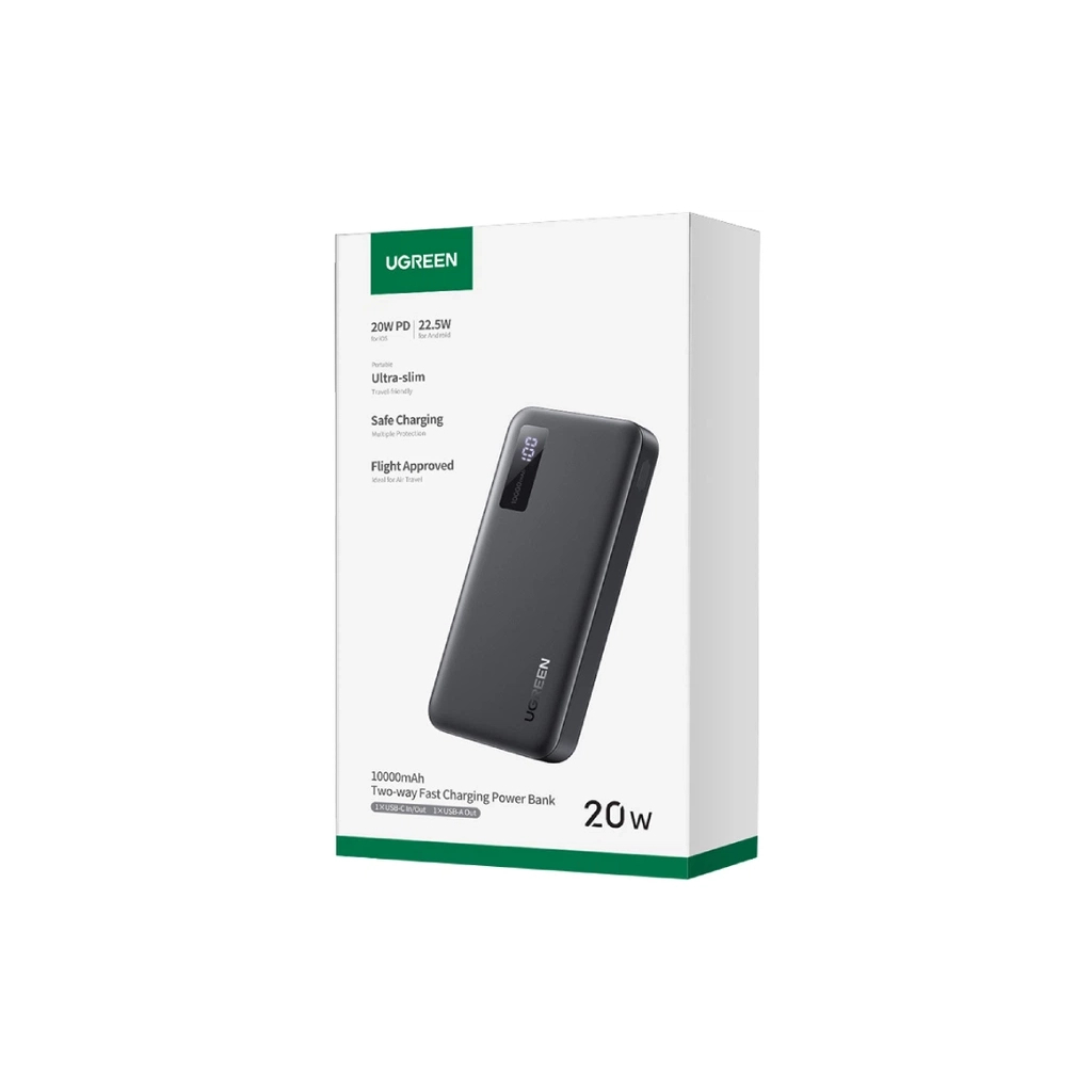Батарея універсальна Ugreen 10000 mAh 20W Black (U_25742) - фото 2 Батарея універсальна Ugreen 10000 mAh 20W Black (U_25742) - фото 2