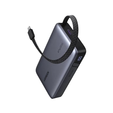 Батарея універсальна Ugreen 20000 mAh 67W Cable Space gray (U_55996B) - фото 1