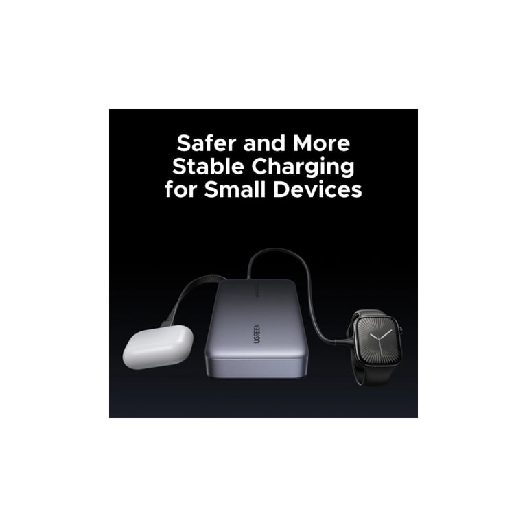 Батарея універсальна Ugreen 20000 mAh 67W Cable Space gray (U_55996B) - фото 4
