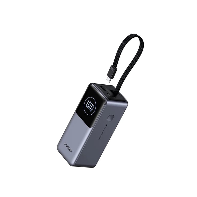 Батарея універсальна Ugreen 20000 mAh 130W Cable Space gray (U_55365B) - фото 2