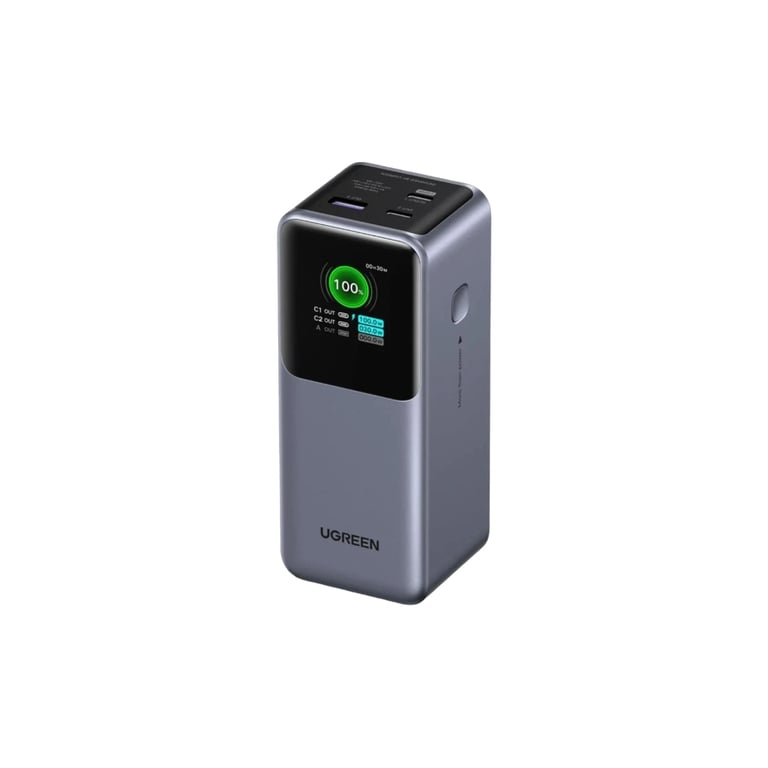 Батарея універсальна Ugreen 20000 mAh 130W Fast Charging Space gray (U_35524B) - фото 2