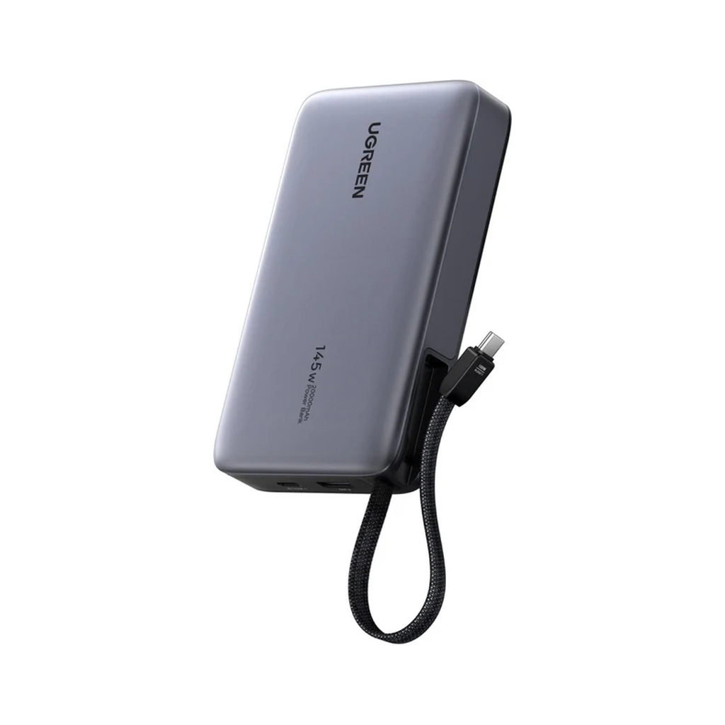 Батарея універсальна Ugreen 20000 mAh 145W Fast Charging Cable Space gray (U_55992B) - фото 3 Батарея універсальна Ugreen 20000 mAh 145W Fast Charging Cable Space gray (U_55992B) - фото 3