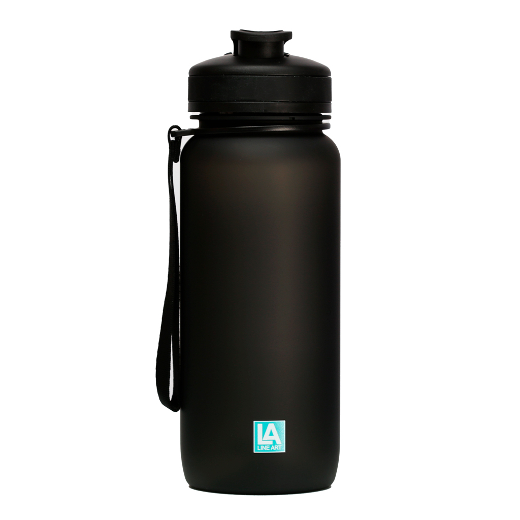 Пляшка для води Line Art Flores 650 мл чорний (60014218LA-01) - фото 3 Пляшка для води Line Art Flores 650 мл чорний (60014218LA-01) - фото 3