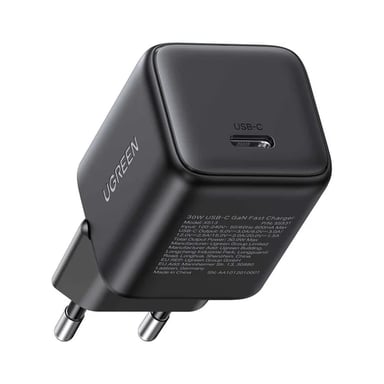 Зарядний пристрій Ugreen USB-C PD30W GaN (55531) - фото 1