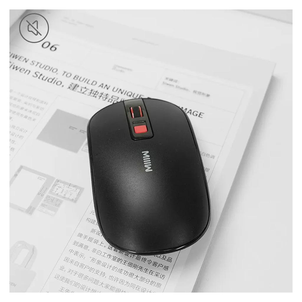 Мишка Xiaomi MiiiW Lite Wireless/Bluetooth Black (MW23M21 Black) - фото 4 Мишка Xiaomi MiiiW Lite Wireless/Bluetooth Black (MW23M21 Black) - фото 4