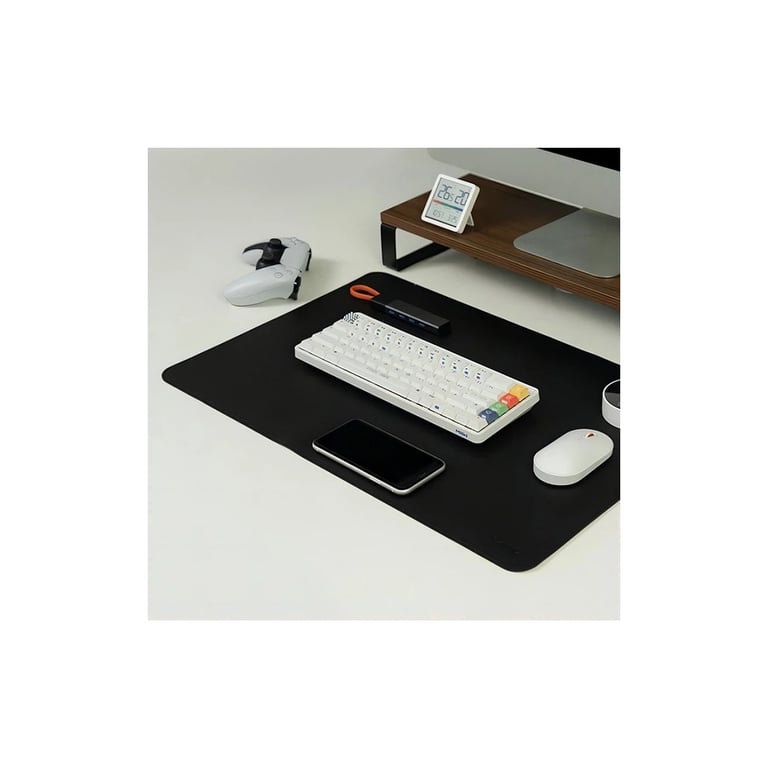 Килимок для мишки Xiaomi MiiiW Leather Cork M Black (MWMLV01-PMP01-M) - фото 6