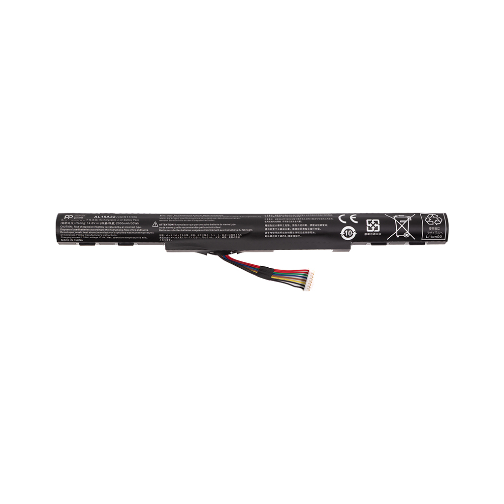 Акумулятор до ноутбука ACER Aspire E5-422 (AL15A32) 14.8V 2000mAh PowerPlant (NB410262)