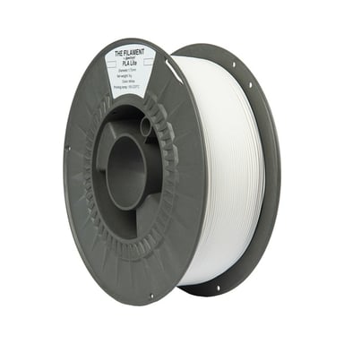 Пластик для 3D-принтера The Filament PLA Lite 1.75mm WHITE 1kg (TF-24218) - фото 1