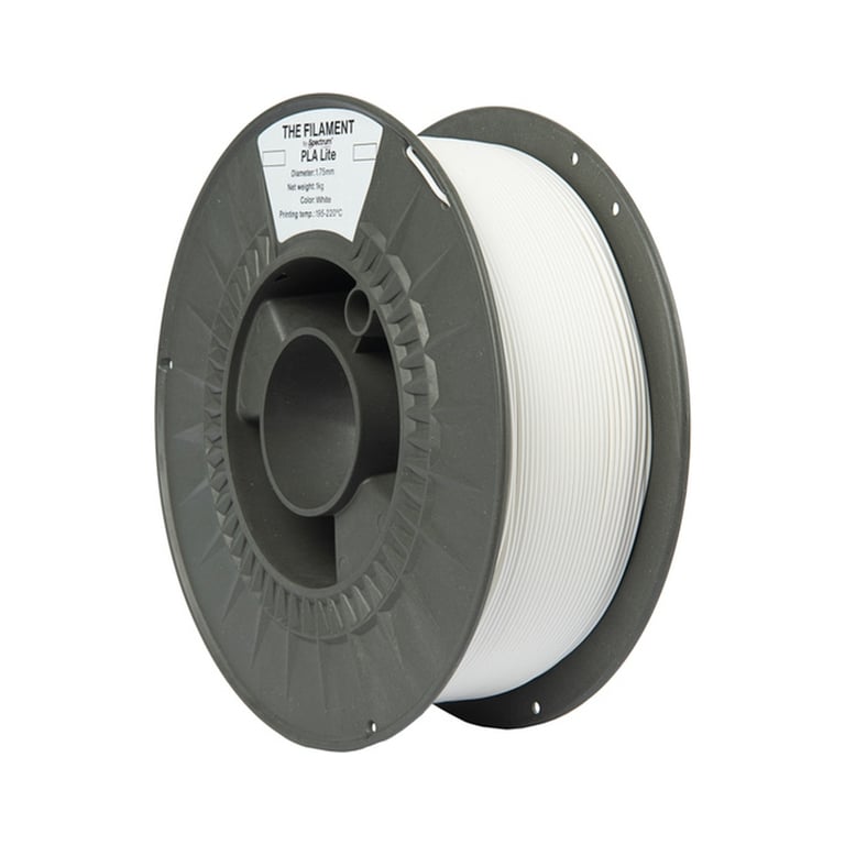 Пластик для 3D-принтера The Filament PLA Lite 1.75mm WHITE 1kg (TF-24218) - фото 1